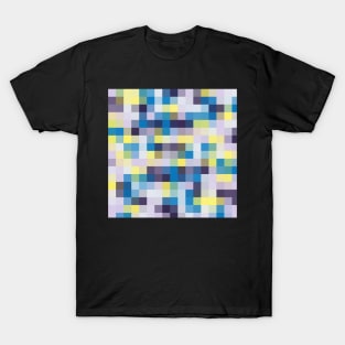 Mosaic of Lavender & Yellow Colors T-Shirt